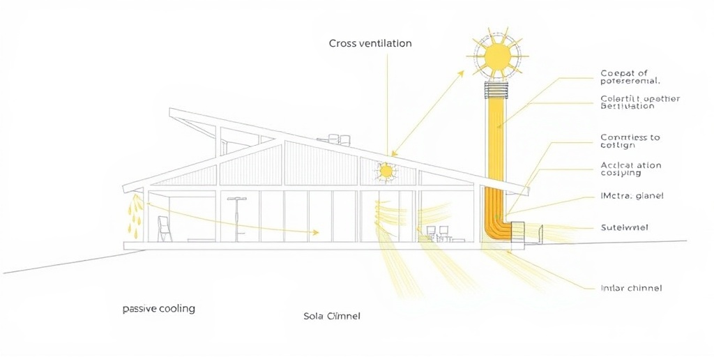 Climatizar de forma pasiva: chimeneas solares y ventilación cruzada